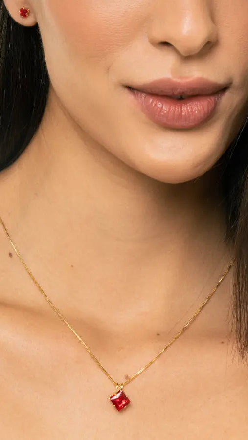 Colar Luna Banhado Ouro 18k