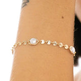 Pulseira Banhado Ouro 18k Pérola