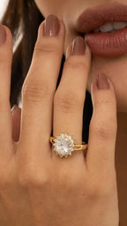 Anel Luxo Banho de Ouro 18k