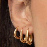 Brinco Banhado Ouro 18k click