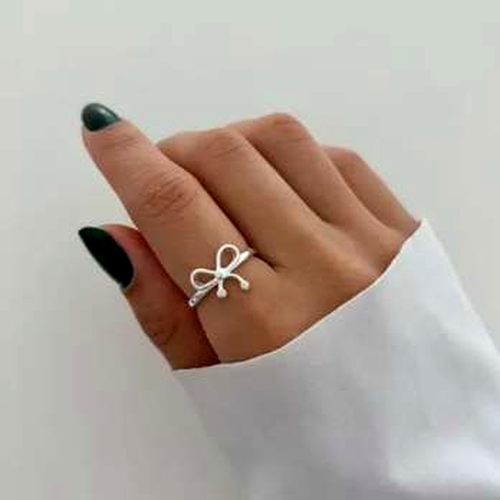 Anello Fiocco - Luce d'Argento - Gioielli in Argento 925